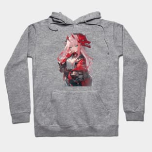 Darling in the Franxx Zero Two in Japanese Kimono Hoodie